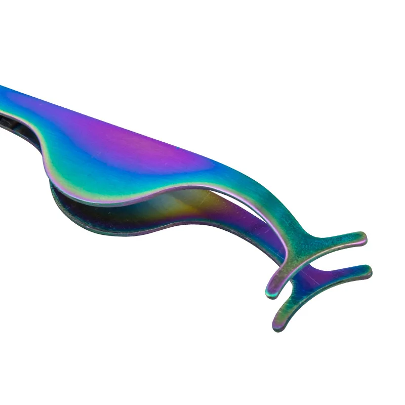 Пинцет для наращивания ресниц аппликатор макияжа зажим удаления накладных