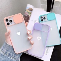 cute love heart clear phone case for iphone xr 11 pro max 12 xs x se20 8 7 6 plus camera lens protection hard cover candy fundas