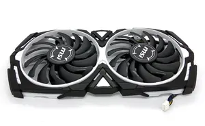 Оригинальный вентилятор для видеокарты MSI RX570 RX580 RX470 RX480 ARMOR 8G PLD09210S12HH DC12V 0.40A 1 комплект