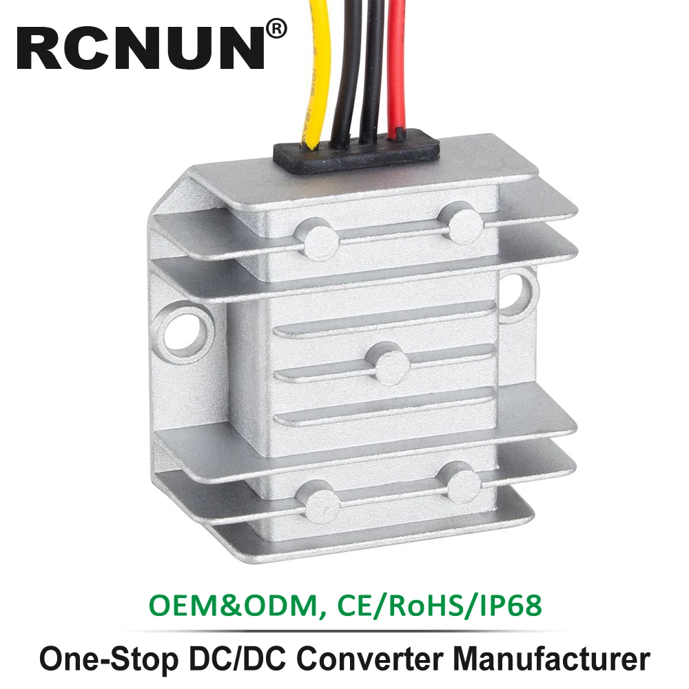 Водонепроницаемый автомобильный преобразователь 12 В 48 2 А 96 Вт постоянный ток в