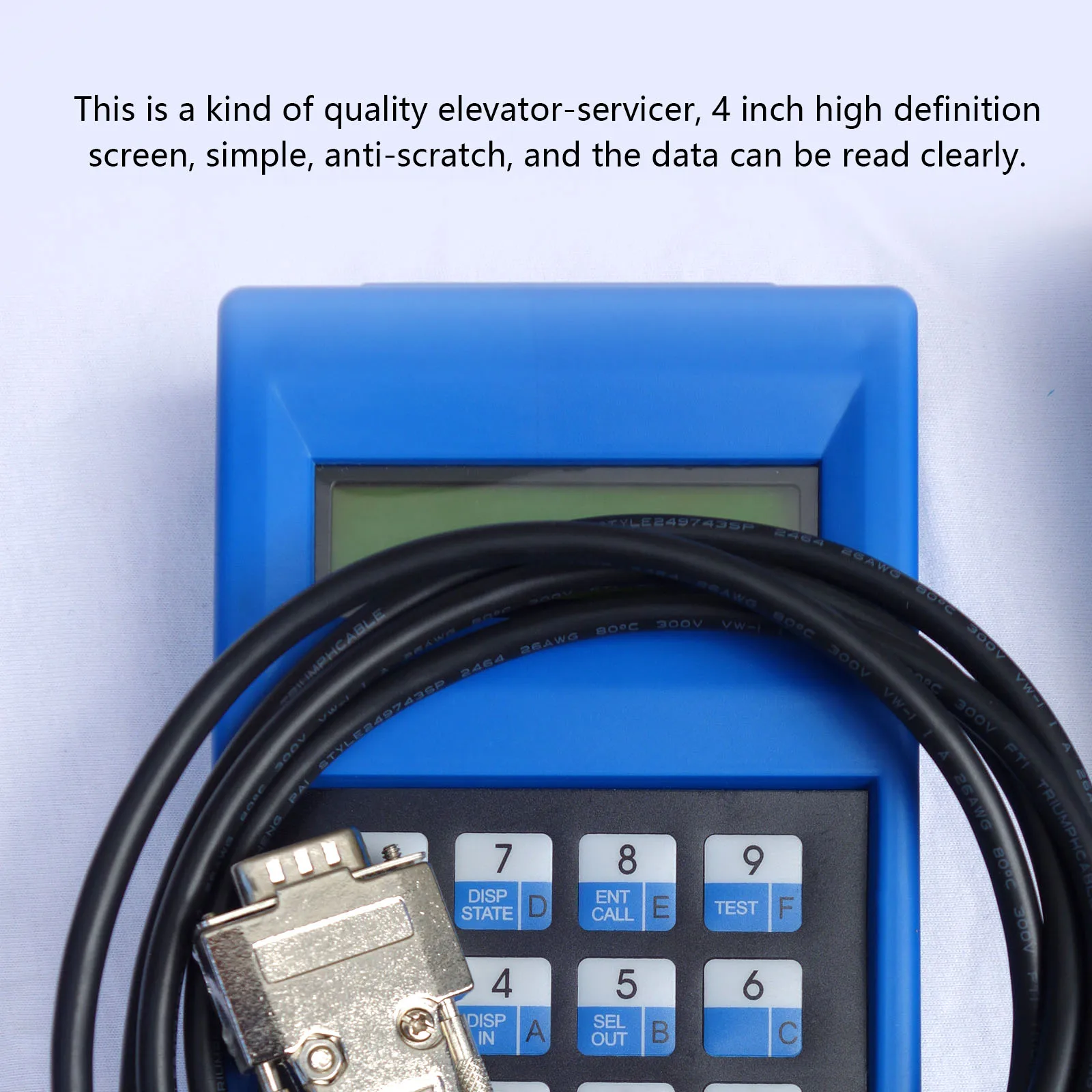 

4inch High Definition Display Elevators Servicer Blue Electrical Lift Testing Device Support Check And Eliminate Malfunction