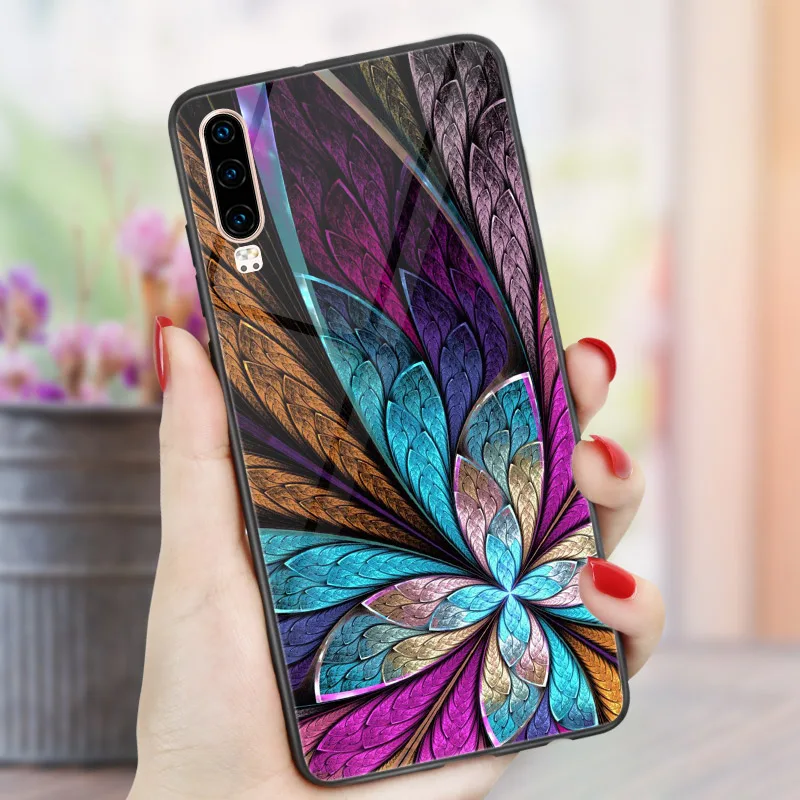 Стильный глянцевый чехол для Huawei P30 Lite P20 P10 P9 Nova 3e зеркальный телефона Pro Capa