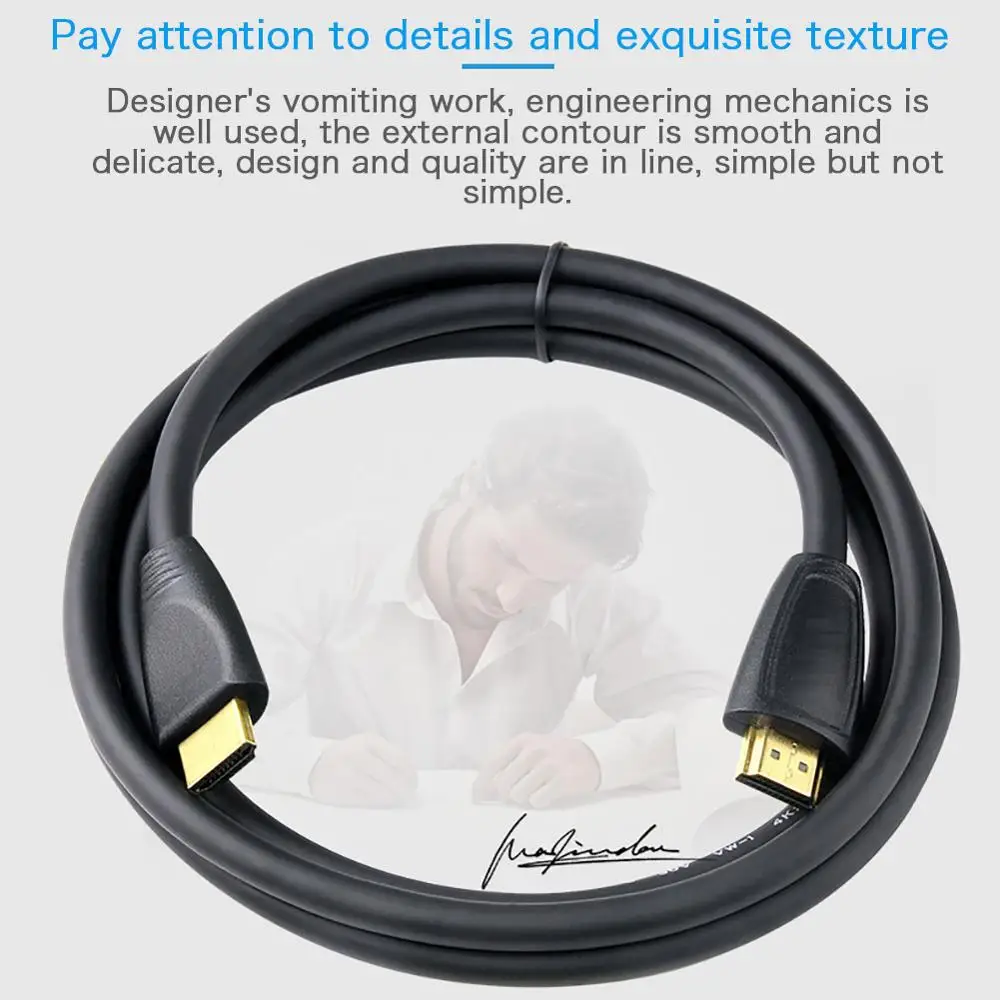 Кабель HDMI 2 0 3D 4K Ultra Clear высококачественный высокоскоростной видео аудио шнур