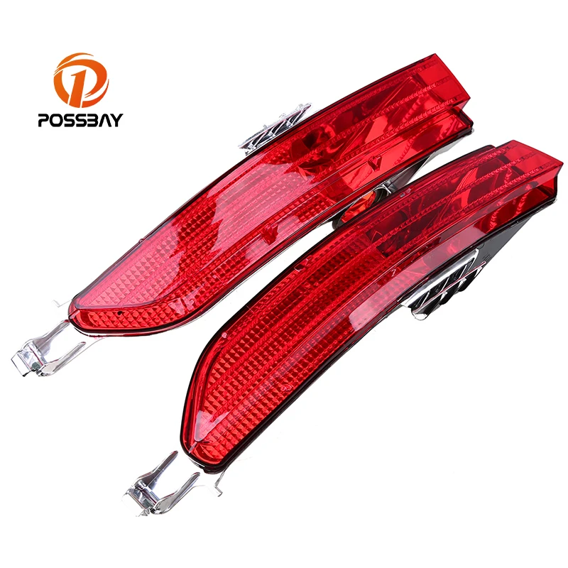 Автомобильный отражатель заднего бампера posbay Красный СВЕТОДИОДНЫЙ парковочный