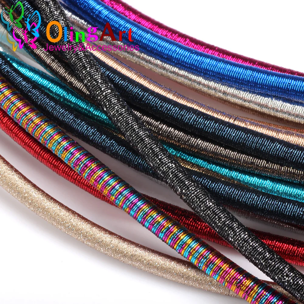 Шнур из искусственного шелка 5 мм 46 см разные цвета | Украшения и аксессуары
