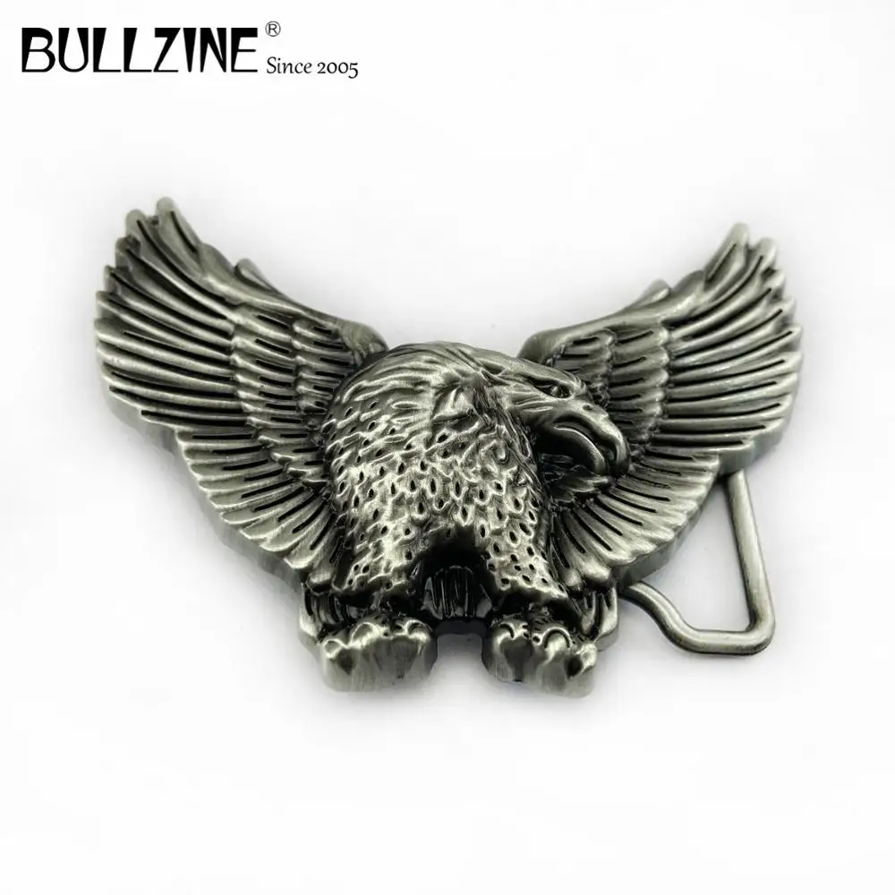 Bullzine Оптовая Продажа цинковый сплав Орел пряжка на ремешке магическое Оловянное