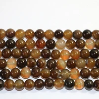 natural stone gray brown onyx carnelian agat 6mm 8mm 10mm 12mm round loose beads factory outlet diy jewelry findings 15inch a28