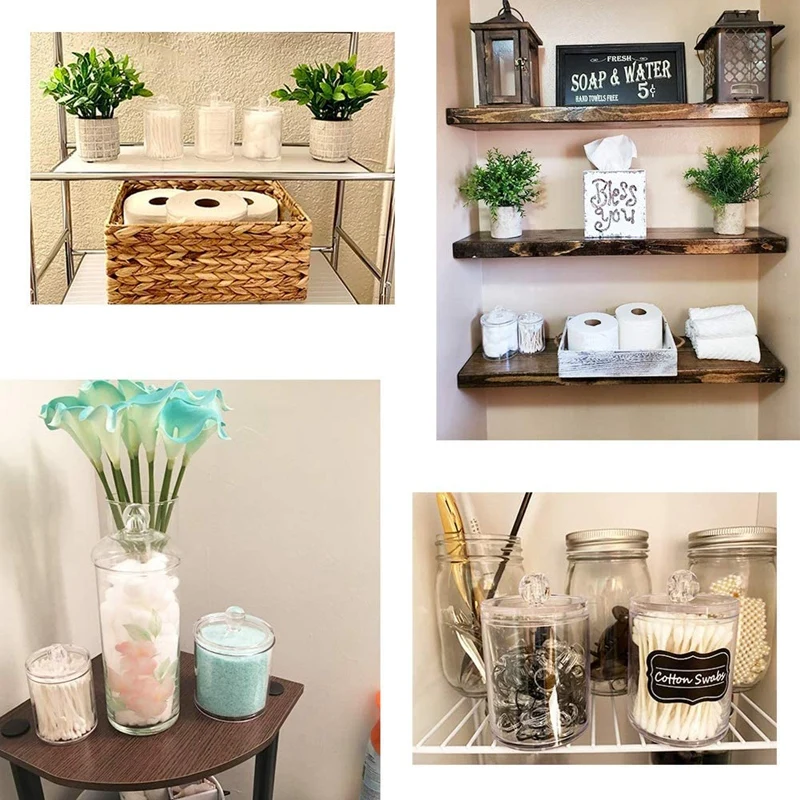 Держатель ватным тампоном держатель чистый макияжный Органайзер аптека банки с