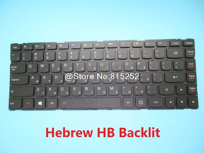 Клавиатура для Lenovo YOGA 500-14IBD 500-14IHW 500-14 FLEX 3-14 английский Американский Турция TR Arabia AR
