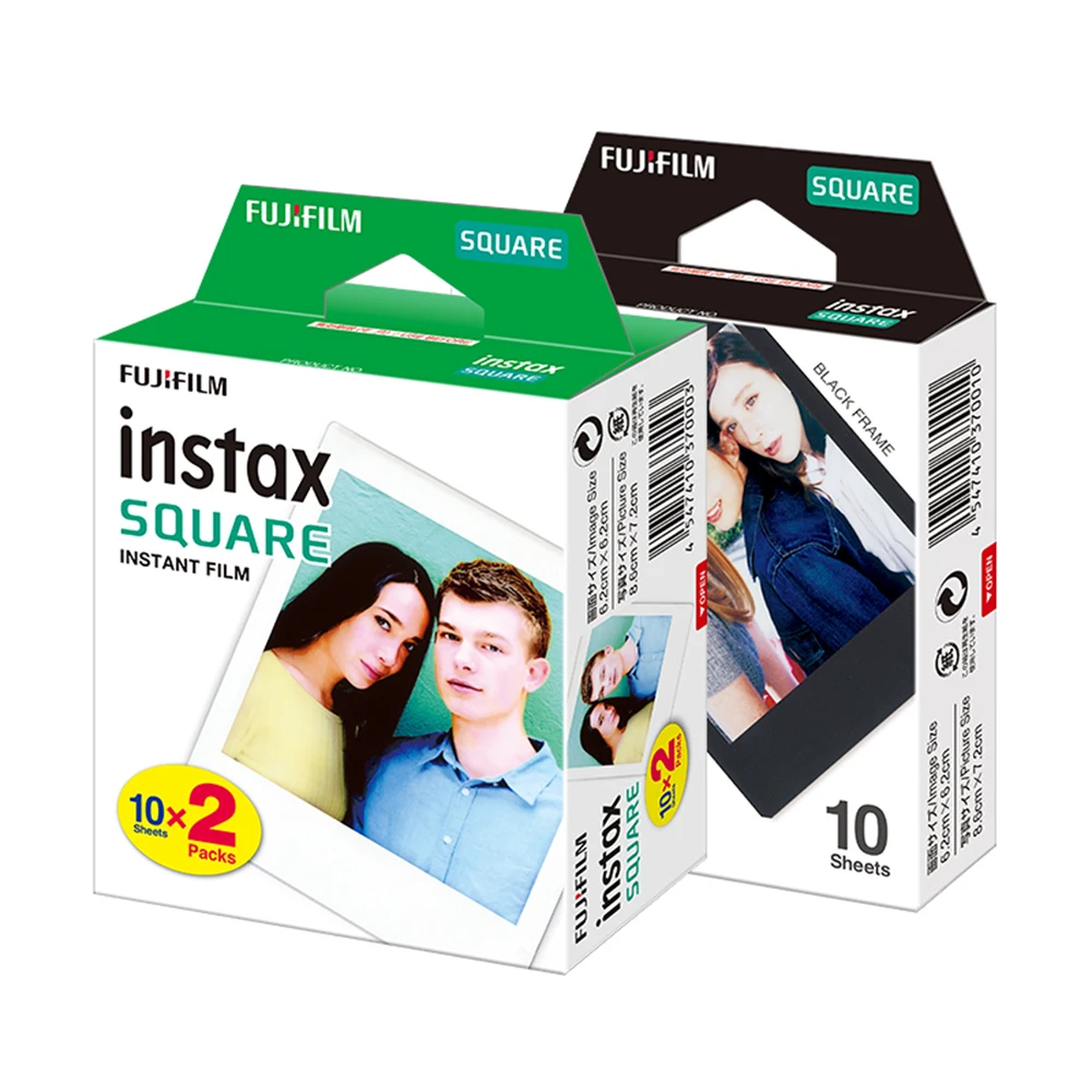60-90 листов белая черная пленка моментальной печати Fujifilm Instax квадратная пленка для Fujifilm Instax квадратная SQ20 SQ10 SQ6 SHARE SP-3 SQ