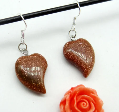 

Серьги из натурального камня тигровый глаз