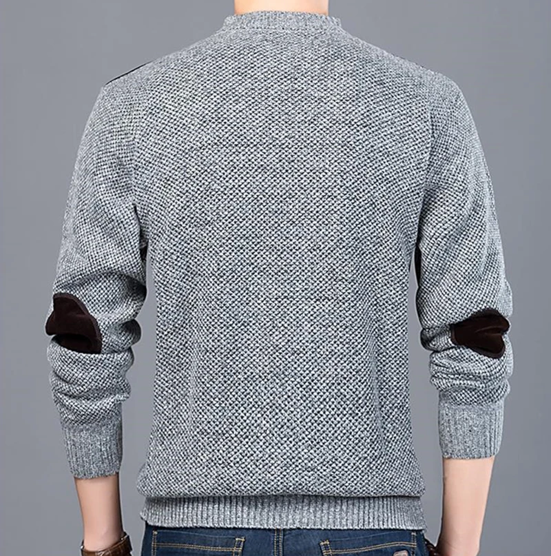 Новинка осени 2019 модный брендовый мужской свитер пуловеры приталенная
