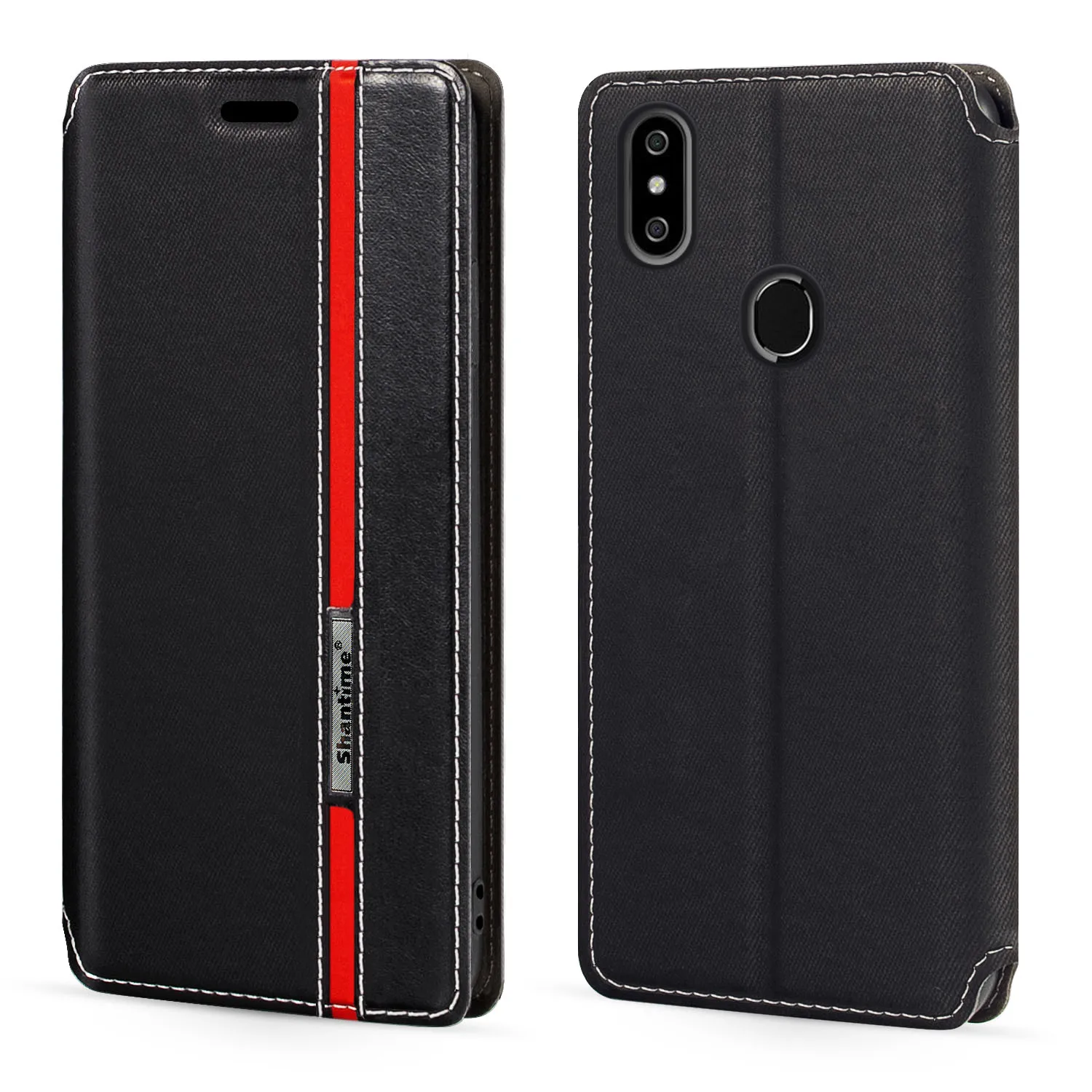 

For Oukitel C15 Pro Case Fashion Multicolor Magnetic Closure Leather Flip Case Cover with Card Holder 6.09 inches