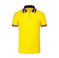 2 pcs cotton sports short sleeve polo neck advertising printing custom logo cultural shirt sportswear t shirt cae25