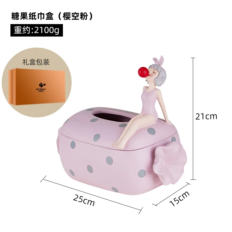 

Resin Mold Funny Decoration Tissue Boxes Home Cute Tissue Box Toilet Paper Holder Creative Boite Mouchoir Storage Desk EH50TI