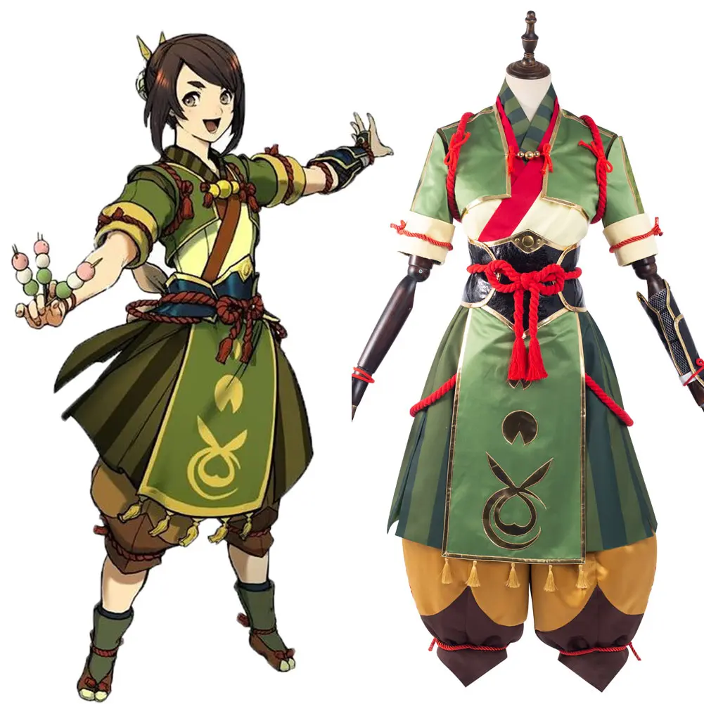 

Костюм для косплея Monster Hunter Rise-Yomogi, карнавальный костюм на Хэллоуин