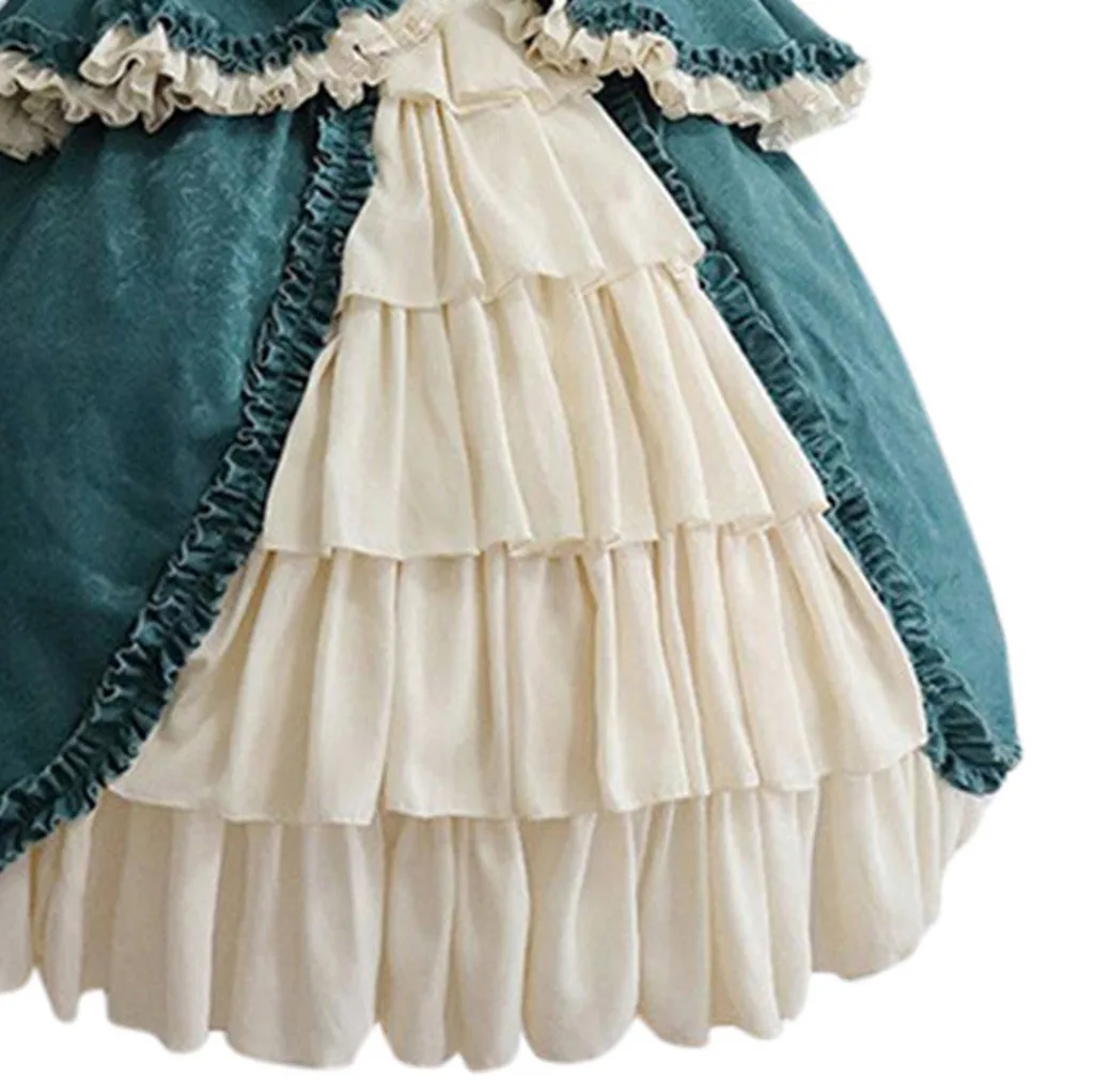 Женское винтажное платье в готическом стиле элегантное принцессы с квадратным