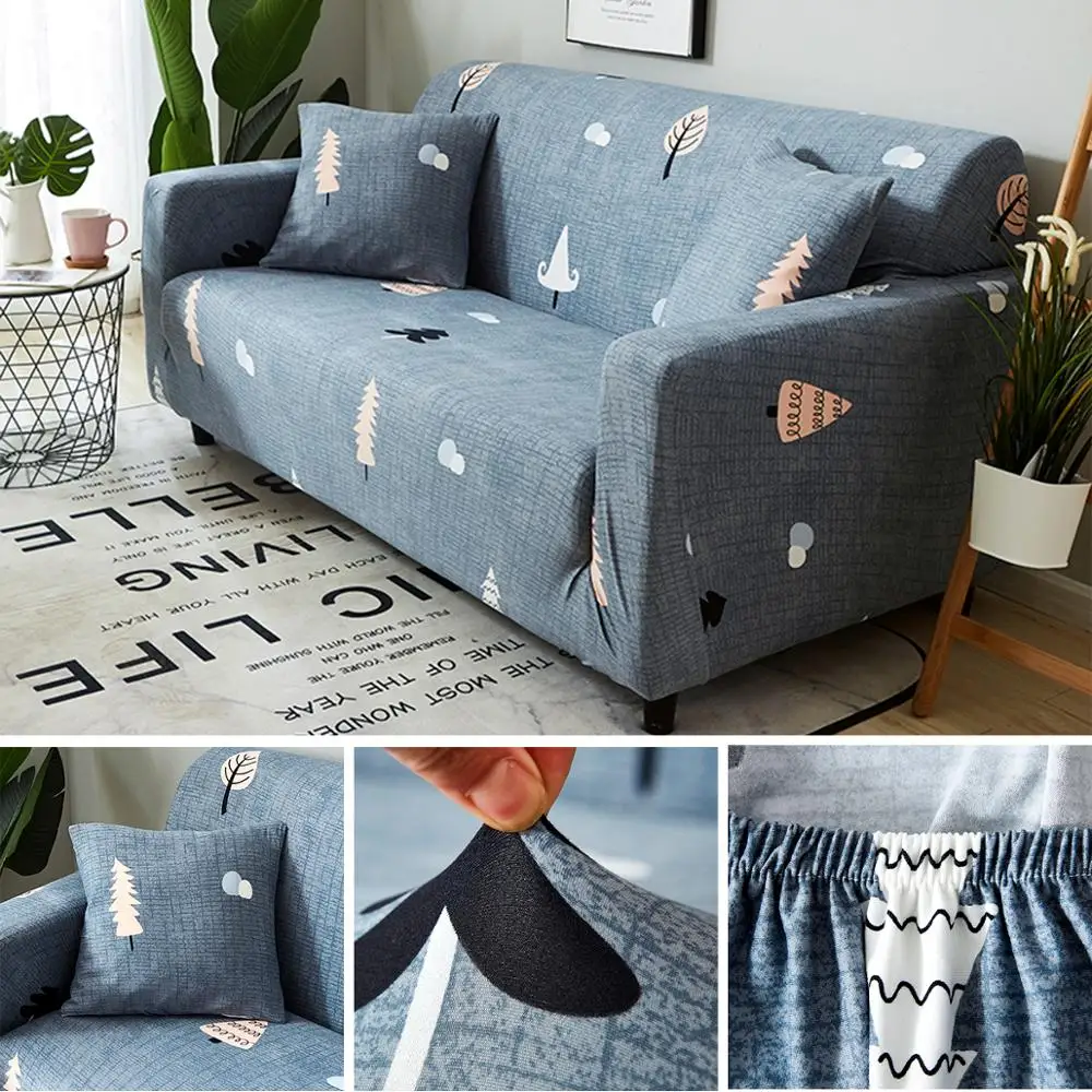 Универсальный чехол для дивана Эластичный Нескользящий L образной формы