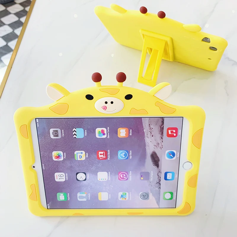 Для ipad Pro 11 мультяшный силиконовый чехол-подставка для ipad air 3 10," милый защитный чехол с оленем