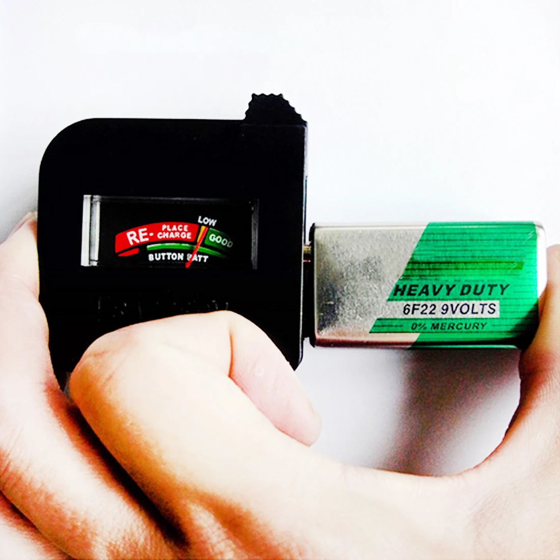 Ручной дизайн проверки сотового аккумулятора универсальная Кнопка батарея