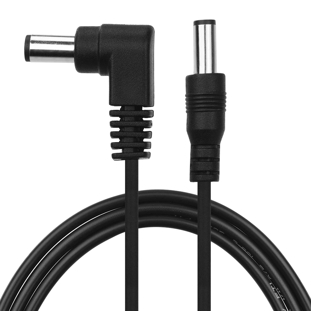 

8 Ways Right Angle Daisy Chain Power Line Cable 18V 2A for Guitar Effects Pedals Power Supply