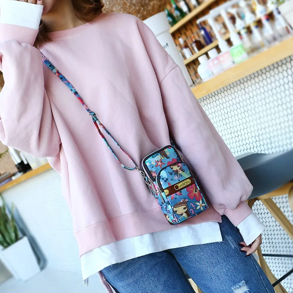 Роскошный компактный чехол книжка с ремнем через плечо модель 2020 года Женская