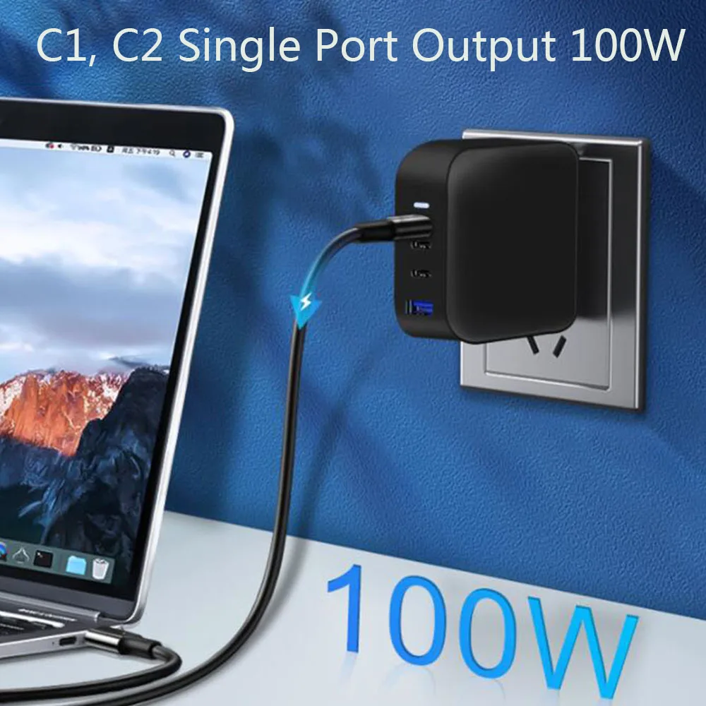 koja ган зарядное устройство 100w usb c