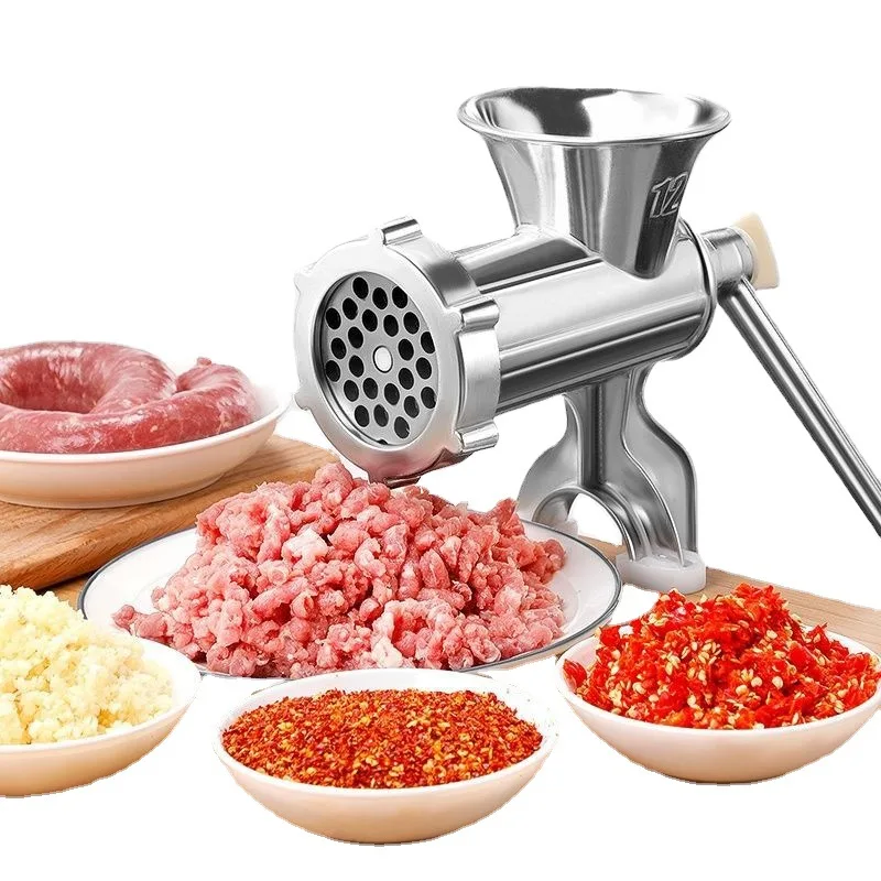 manual meat grinder sausage noodle dishes handheld making gadgets stainless steel mincer pasta maker home kitchen cooking tool free global shipping