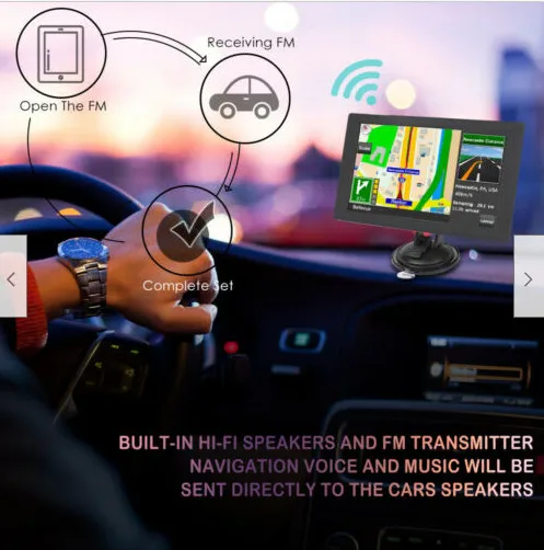 9 дюймов автомобиль грузовик gps навигатор Capactive экран без AV-IN загружен Европа карта
