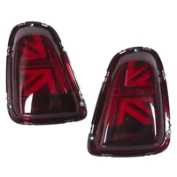 vland for jcw union jack full led tail lights red lens fits for r56 r57 pre lci 2007 2010