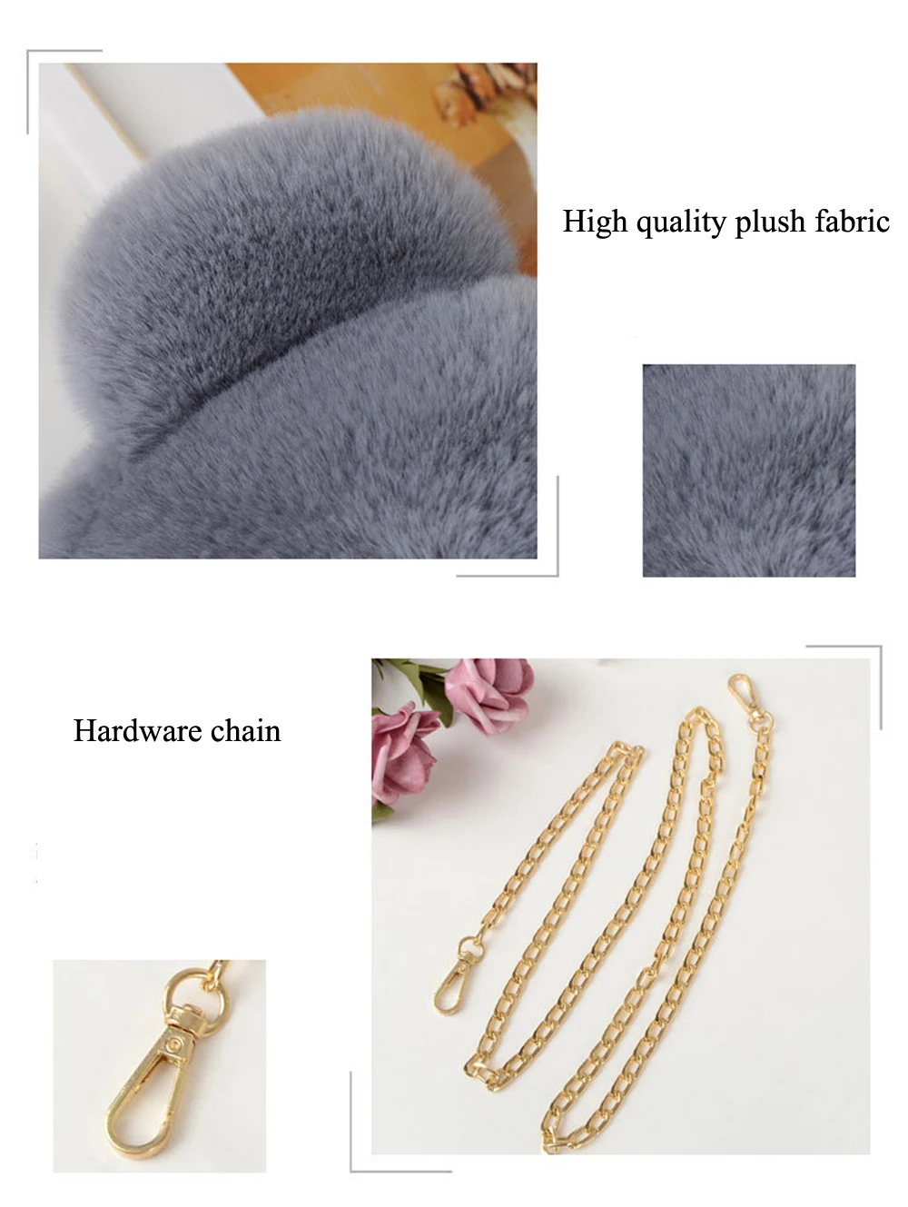 Женская плюшевая сумка с имитацией головы панды милый мессенджер на плечо милым