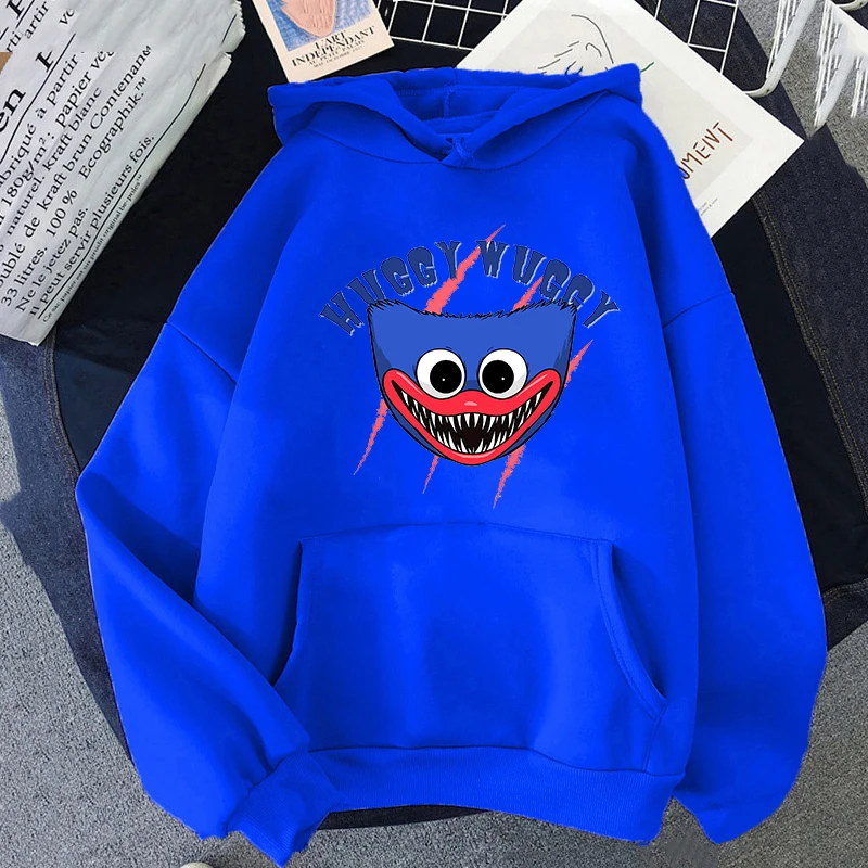 

Horror Huggy Wuggy costume Hoodie Unisex Sweatshirts Men Hot Hoodies Print Streewear Men Aesthetic Hip Hop Long Sleeve Tops