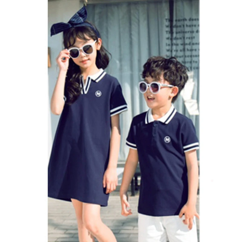 Одинаковые комплекты для семьи платья мамы и дочки летние футболки папы сына