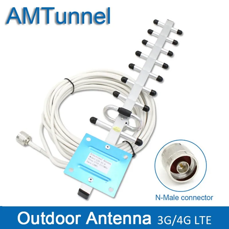 3g 4G антенна 4G LTE1800Mhz yagi наружная антенна 3g внешняя антенна 3g антенна с N штекерным разъемом для мобильного усилителя сигнала