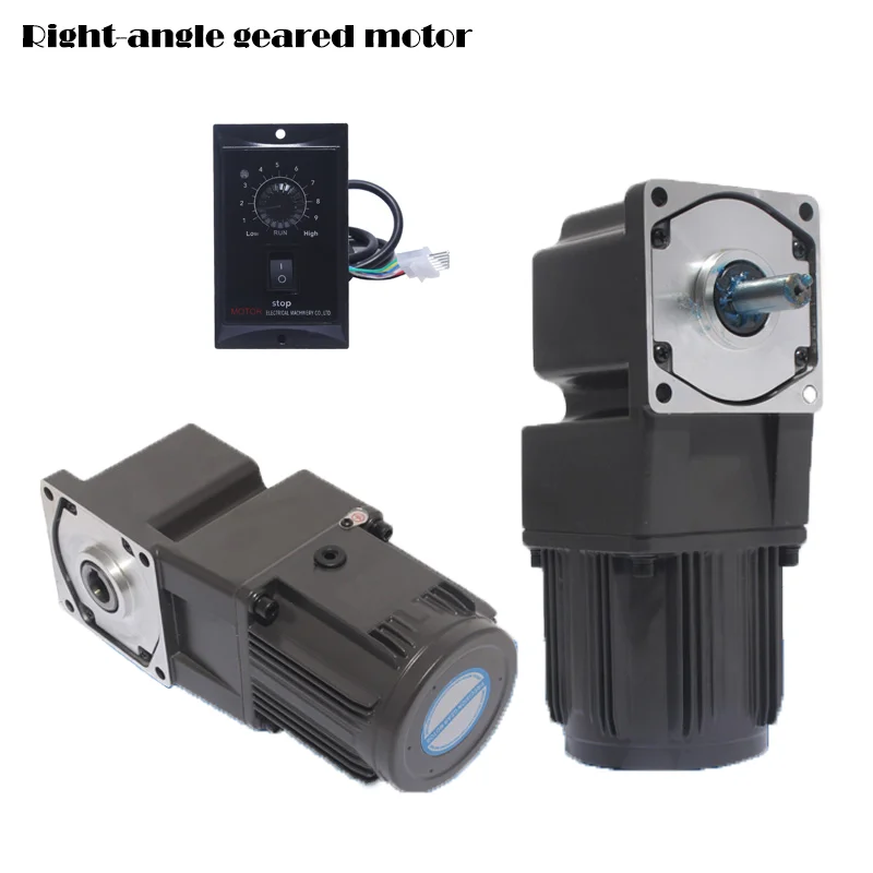Прямоугольный редукторный двигатель 60 Вт низкоскоростной полый/Zhongshi 220 В +