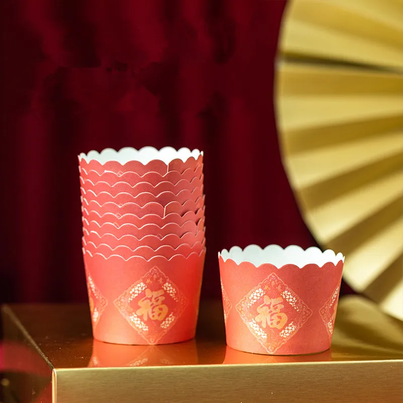 

100pcs High quality creative baking paper cup birthday party favors small cake cup diy bread pastry household cartoon muffin cup