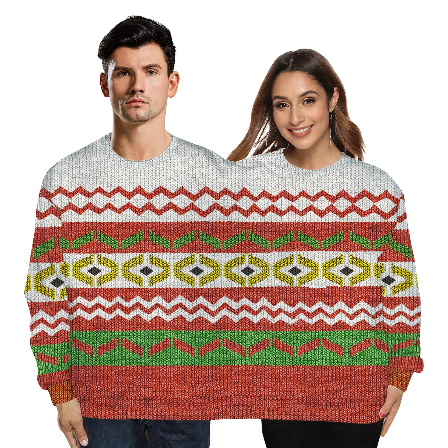 Модные зимние Парные свитшоты VIP 2019 Уродливый Рождественский свитшот для отпуска