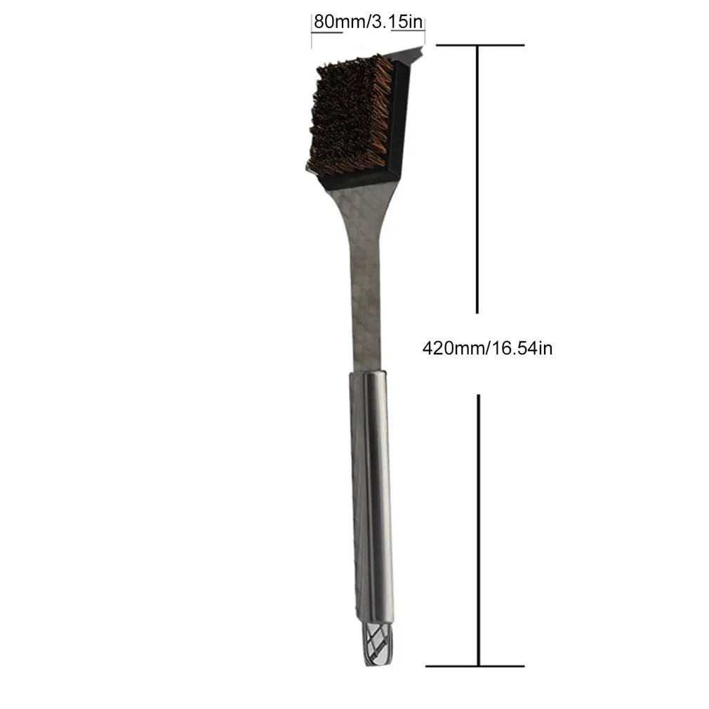 

Barbecue Brush Grill Coconut Fiber Cleaning Brush Grill Cleaning Brush Long Handle Scrubber Brush Cleaner