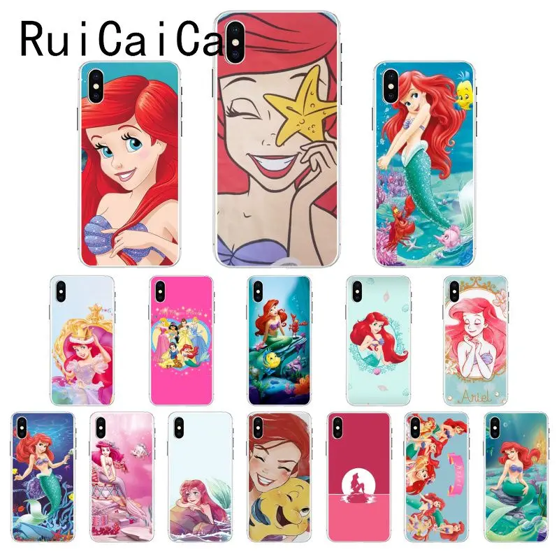 Ruicaica Принцесса Ариэль маленькая Русалка Новинка чехол для телефона Fundas iPhone 6S 6plus 7