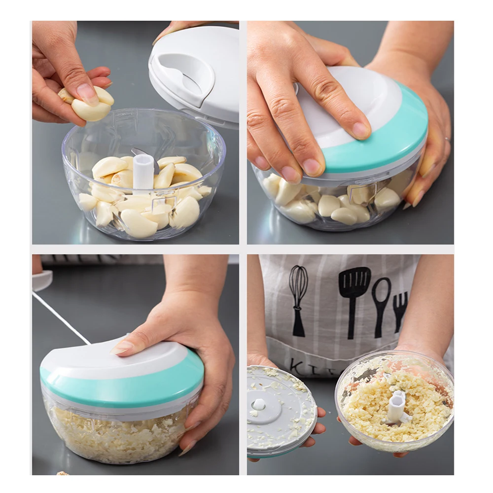500 мл/900 мл устройство резки овощей и фруктов процессор измельчитель чеснока Еда