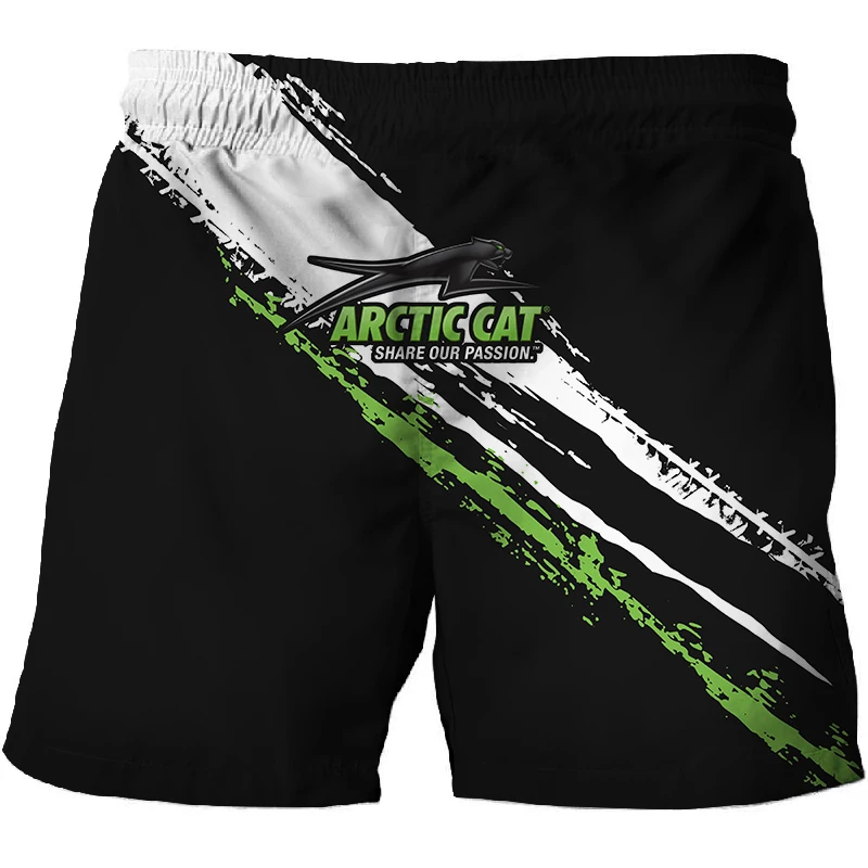 

Brand Fashion Shorts Arctic Cat Logo Casual Pants High Quality Harajuku Beach Pants hip-hop Cool Casual Pants Oversized Pants