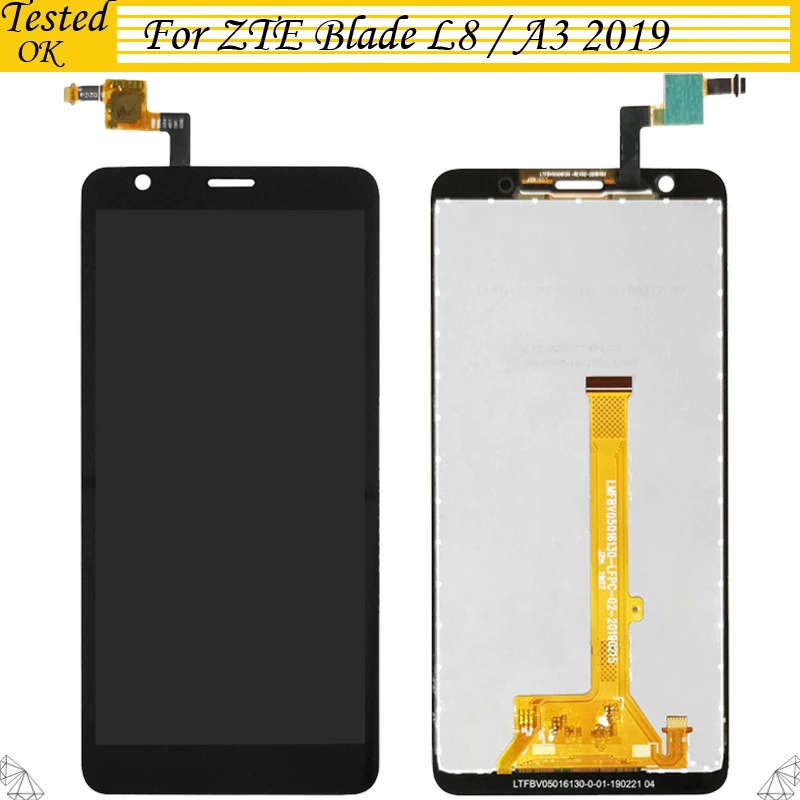 Для ZTE Blade L8 / A3 2019 ЖК панель с сенсорным экраном стеклянный дисплей дигитайзер