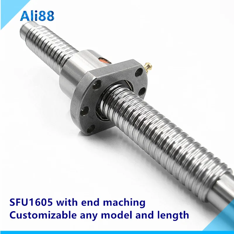 Шариковый винт C7 SFU1605 L1000/1050/1100/1150 мм шариковый швп 1605 свинцовый с шариковой гайкой