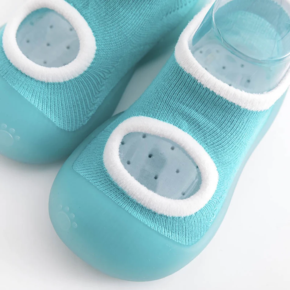 Летняя Бытовая обувь для младенцев однотонные дышащие туфли с двумя отверстиями