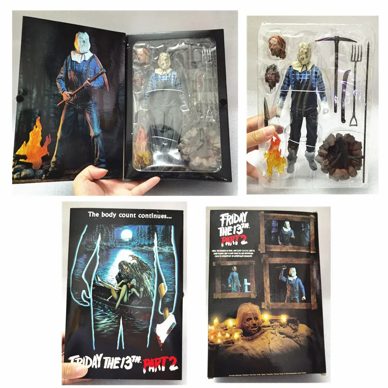 NECA пятница рисунок Джейсон фигура Эпизод 2 Делюкс издание шарнирный экшн