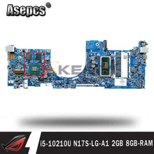 Akemy For HP ENVY 13-AQ Laptop Motherboard With SRGKY i5-10210U N17S-LG-A1 2GB 8GB-RAM 18744-1 Mainboard