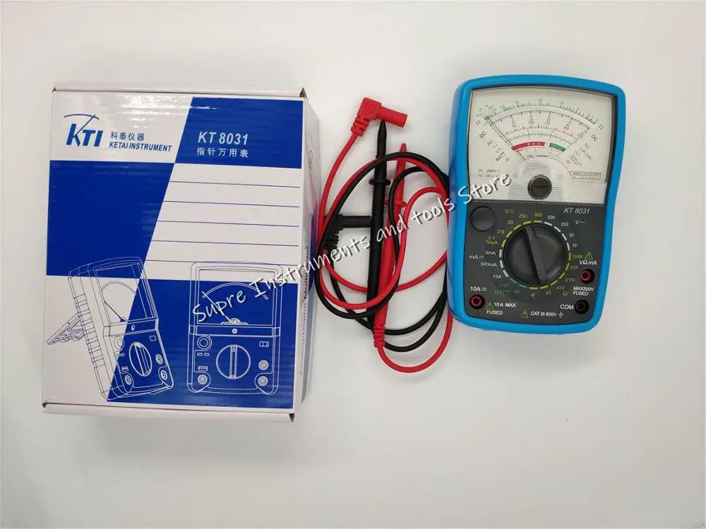KT8031 оригинальный аналоговый мультиметр с высокой чувствительностью ручной |