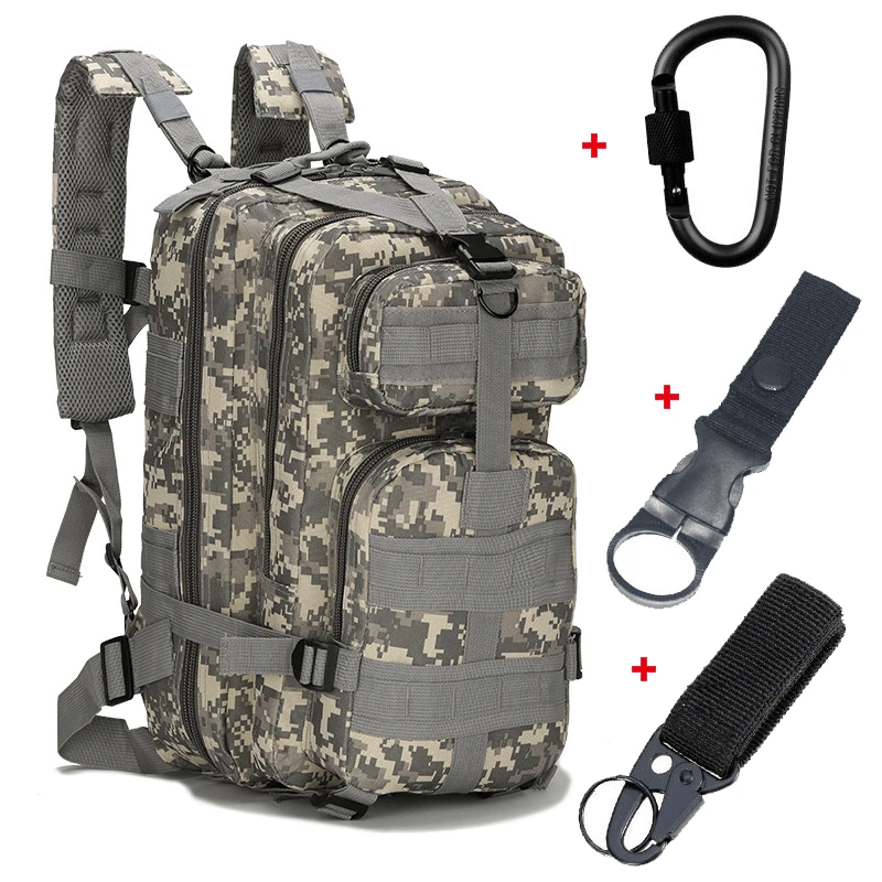 Военный рюкзак тактический Molle армейский Штурмовой Рюкзак Открытый Кемпинг Туризм Охота камуфляж Велоспорт велосипед Рюкзаки - Цвет: ACU 2