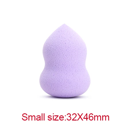 Small Purple Cocute beauty губка для макияжа пудра пуховка гладкая основа для Макияжа Губки для леди Макияж Губка Высокое качество косметическая пуховка цвета инструмент - Цвет: Small Purple
