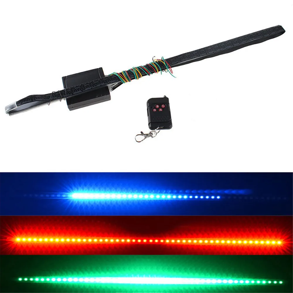 Супер яркий 56 см цветная (RGB) 147 режимы Strobe Light Сканер Газа Беспроводной